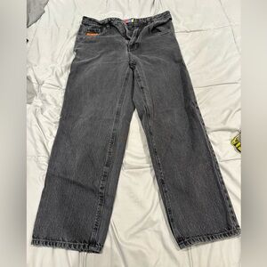 Men’s Black Empyre Loose Fit Skate Jeans